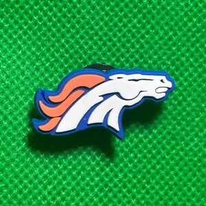 🌼 (5/$10 or 10/$15) NEW “NFL” Fun Croc Shoe Charm Collection Denver Broncos